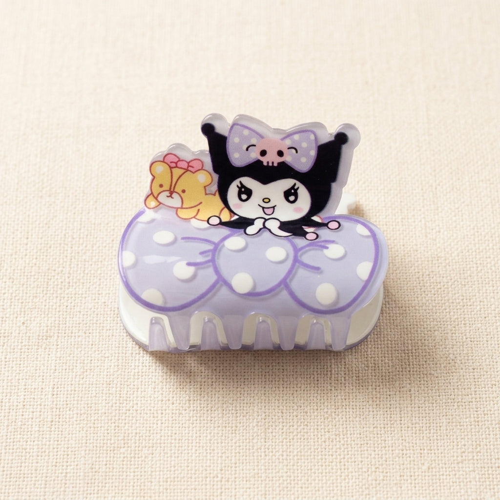 Kuromi Dream Bow Hair Claw Clip