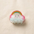 Rainbow Cloud Hair Claw Clip