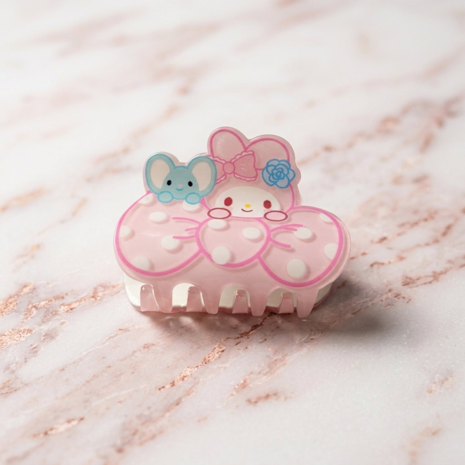 Kawaii Pink Cartoon Hair Claw Clip