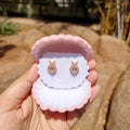 Blush Glow Stud Earrings