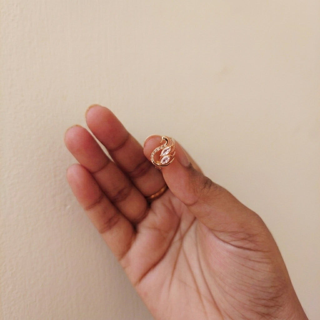 Swan Grace Adjustable Ring