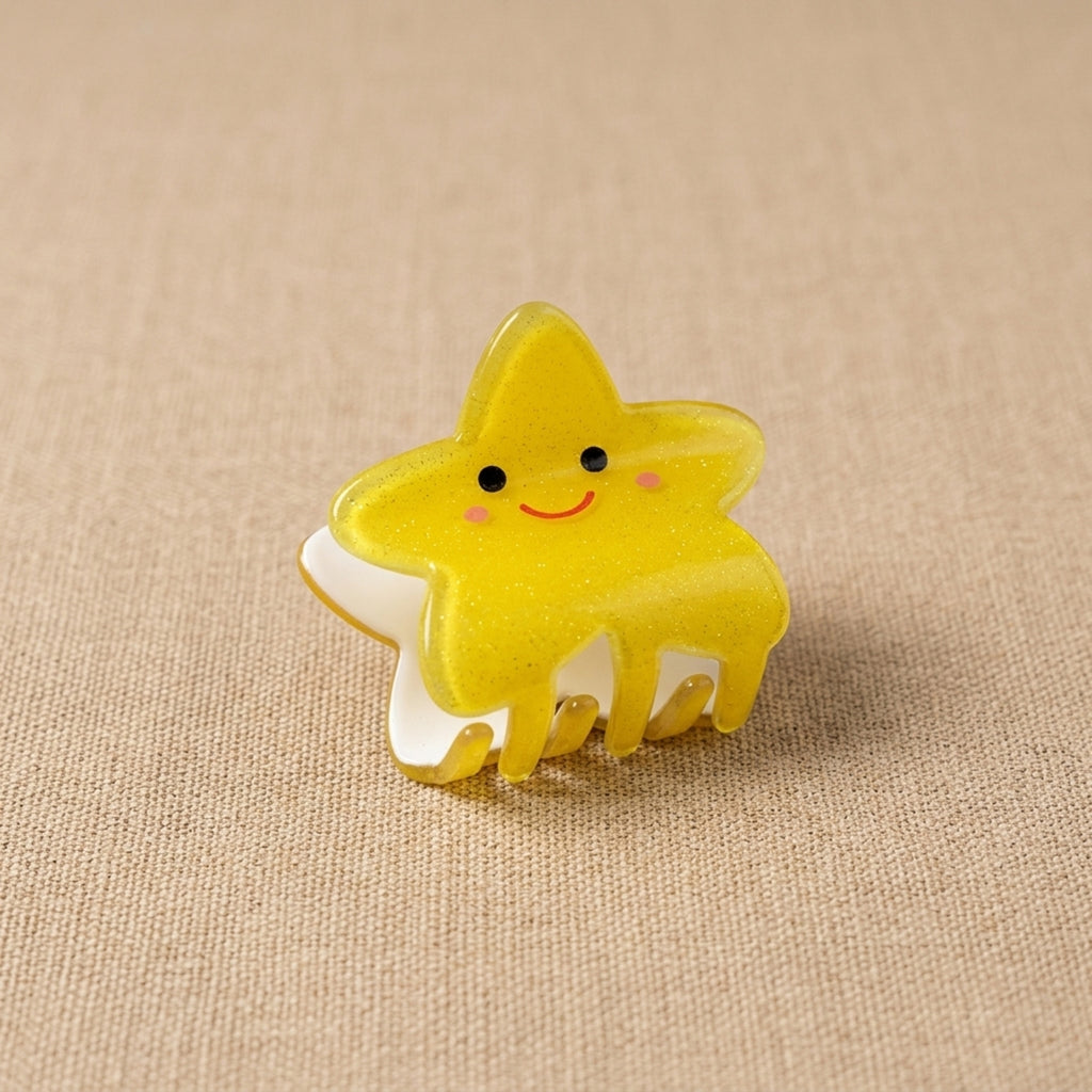 Sunny Star Hair Claw Clip