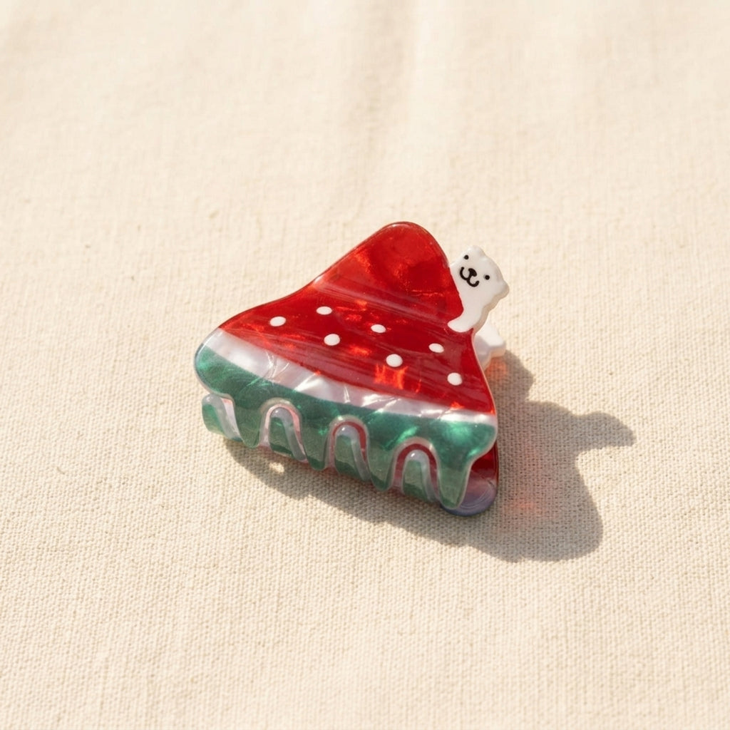 Cute Watermelon Bear Hair Clip